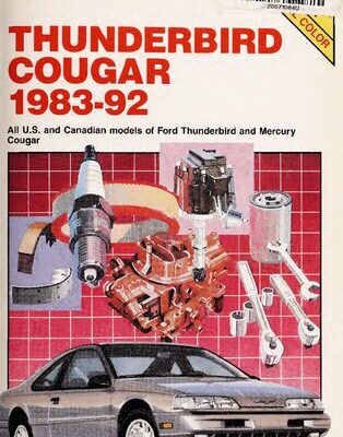 خرید و دانلود نسخه کامل کتاب Chilton’s Thunderbird Cougar 1983-92 Repair Manual