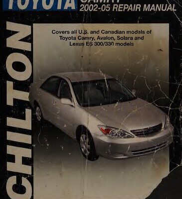 خرید و دانلود نسخه کامل کتاب Chilton’s Toyota Camry 2002-05 Repair Manual