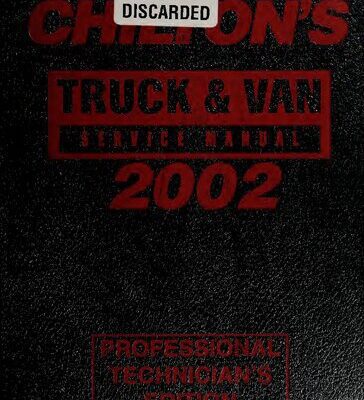 خرید و دانلود نسخه کامل کتاب Chilton’s Truck & Van Service Manual 2002 Edition