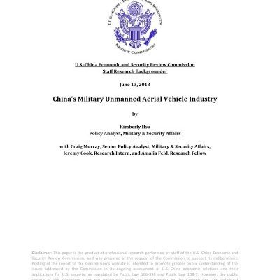 خرید و دانلود نسخه کامل کتاب China’s Military Unmanned Aerial Vehicle Industry