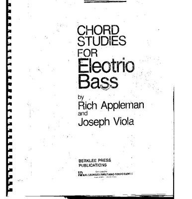 خرید و دانلود نسخه کامل کتاب Chord Studies for Electric Bass