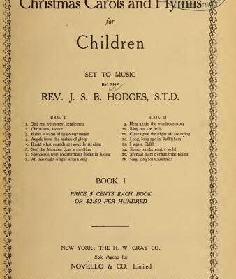 خرید و دانلود نسخه کامل کتاب Christmas Carols and Hymns for Children. Books I & II