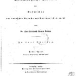 خرید و دانلود نسخه کامل کتاب Chronologische Tabellen zur Geschichte der deutschen Sprache und National-Literatur