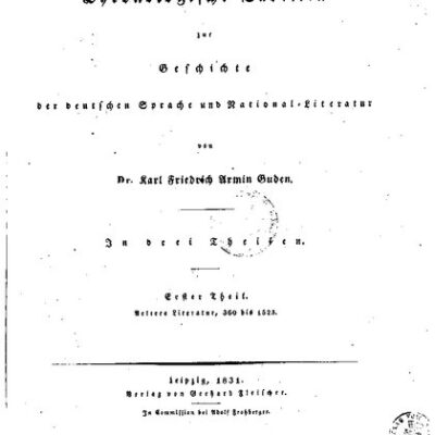 خرید و دانلود نسخه کامل کتاب Chronologische Tabellen zur Geschichte der deutschen Sprache und National-Literatur