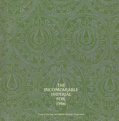خرید و دانلود نسخه کامل کتاب Chrysler Motors Corporation. The incomparable Imperial for 1966