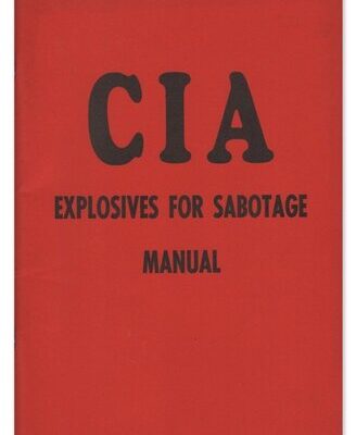 خرید و دانلود نسخه کامل کتاب CIA Explosives For Sabotage Manual