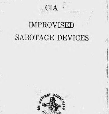 خرید و دانلود نسخه کامل کتاب CIA Improvised Sabotage Devices