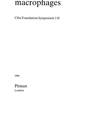 خرید و دانلود نسخه کامل کتاب Ciba Foundation Symposium 118 – Biochemistry of Macrophages