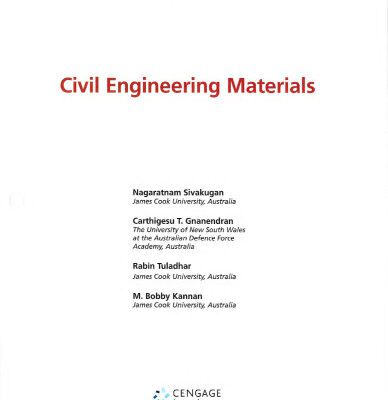 خرید و دانلود نسخه کامل کتاب Civil Engineering Materials