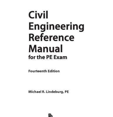 خرید و دانلود نسخه کامل کتاب Civil Engineering Reference Manual for the PE Exam