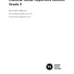 خرید و دانلود نسخه کامل کتاب Classical Guitar Repertoire Lessons Grade 3