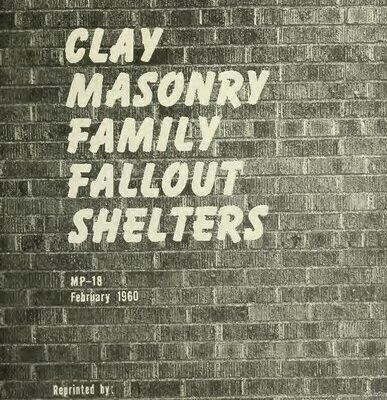 خرید و دانلود نسخه کامل کتاب Clay Masonry Family Fallout Structures: MP-18