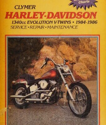 خرید و دانلود نسخه کامل کتاب Clymer Harley-Davidson 1340cc Evolution V-Twins 1984-1986 Service, Repair, and Maintenance Manual