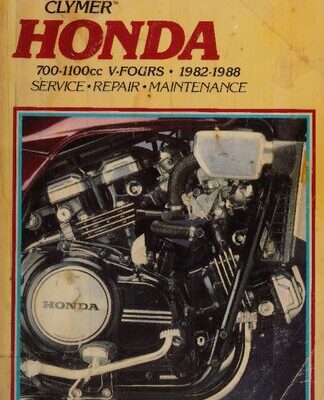 خرید و دانلود نسخه کامل کتاب Clymer Honda 700-1100cc V-Fours 1982-1988 Service, Repair, Maintenance Manual