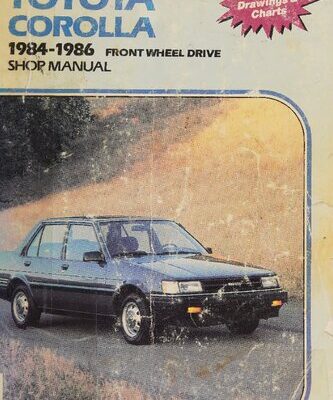خرید و دانلود نسخه کامل کتاب Clymer Toyota Corolla 1984-1986 FWD Shop Manual