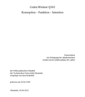 خرید و دانلود نسخه کامل کتاب Codex Weimar Q565 : Konzeption – Funktion – Intention