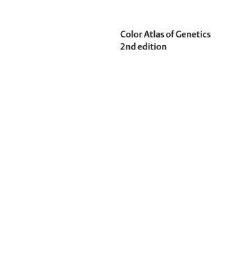 خرید و دانلود نسخه کامل کتاب Color Atlas of Genetics