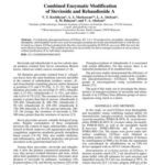 خرید و دانلود نسخه کامل کتاب Combined Enzymatic Modification of Stevioside and Rebaudioside A
