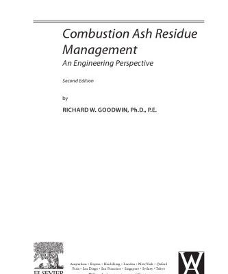 خرید و دانلود نسخه کامل کتاب Combustion Ash Residue Management. An Engineering Perspective