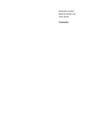 خرید و دانلود نسخه کامل کتاب Combustion: From Basics to Applications