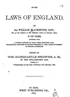خرید و دانلود نسخه کامل کتاب Commentaries on the laws of England: In one volume, together with a copious glossary of legal terms employed; also, biographical sketches of writers referred … and a chart of descent of English sovereigns