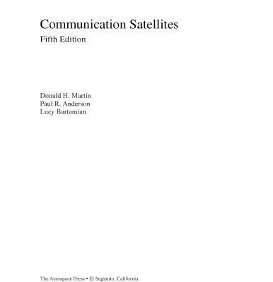 خرید و دانلود نسخه کامل کتاب Communication Satellites (5th Edition)