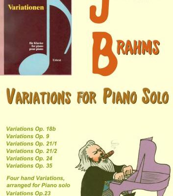 خرید و دانلود نسخه کامل کتاب Complete Variations for Piano Solo + 4 Hand variations, arranged for piano solo