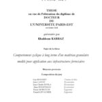 خرید و دانلود نسخه کامل کتاب Comportement cyclique à long terme d’un matériau granulaire modèle pour application aux infrastructures ferroviaires