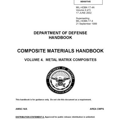 خرید و دانلود نسخه کامل کتاب Composite Materials Handbook (Metal Matrix Composites) MIL-HDBK-17-4A – DOD