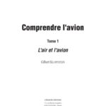 خرید و دانلود نسخه کامل کتاب Comprendre l’avion. Tome 1 L’air et l’avion