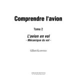 خرید و دانلود نسخه کامل کتاب Comprendre l’avion. Tome 2 L’avion en vol : mécanique du vol