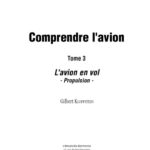 خرید و دانلود نسخه کامل کتاب Comprendre l’avion. Tome 3 L’avion en vol : propulsuion