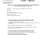 خرید و دانلود نسخه کامل کتاب COMPTE RENDU DE LA REUNION DE DEPOUILLEMENT DU 12 SEPTEMBRE 2007 SUR L’ANNEXE NATIONALE DE L’EN 1998-3