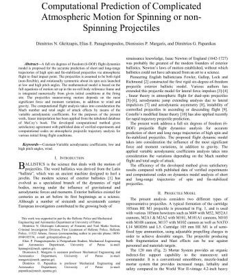 خرید و دانلود نسخه کامل کتاب Computational prediction of complicated atmospheric motion for spinning or non-spinning projectiles