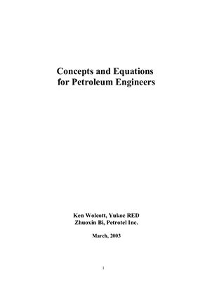خرید و دانلود نسخه کامل کتاب Concepts and Equations for Petroleum Engineers