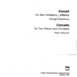 خرید و دانلود نسخه کامل کتاب Concerto for two pianos and Orchestra