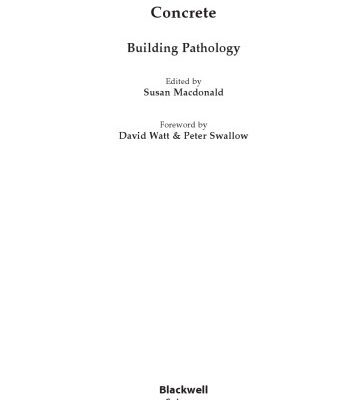 خرید و دانلود نسخه کامل کتاب Concrete Building Pathology