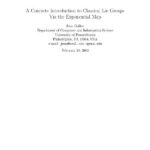 خرید و دانلود نسخه کامل کتاب Concrete introduction to classical Lie groups via the exponential map