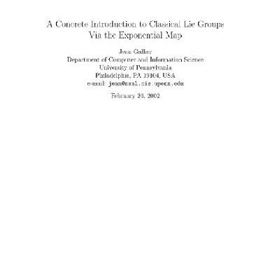 خرید و دانلود نسخه کامل کتاب Concrete introduction to classical Lie groups via the exponential map
