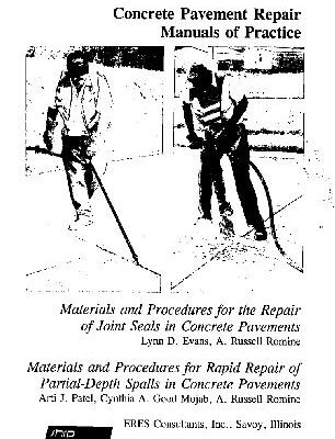 خرید و دانلود نسخه کامل کتاب Concrete Pavement Repair Manuals of Practice