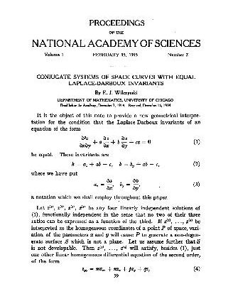 خرید و دانلود نسخه کامل کتاب Conjugate Systems of Space Curves with Equal Laplace-Darboux Invariants