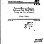 خرید و دانلود نسخه کامل کتاب Constant pressure interior ballistics code CONPRESS: theory and user’s manual