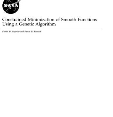 خرید و دانلود نسخه کامل کتاب Constrained Minimization of smooth function using a genetic algorithm