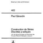 خرید و دانلود نسخه کامل کتاب Construction de Séries Discrètes p-adiques: Sur les Séries Discrètes non Ramifiées des Groupes Réductifs Déployés p-adiques