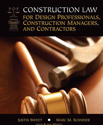 خرید و دانلود نسخه کامل کتاب Construction Law for Design Professionals, Construction Managers and Contractors_68f72c65cd23c.jpeg خرید و دانلود نسخه کامل کتاب Construction Law for Design Professionals, Construction Managers and Contractors