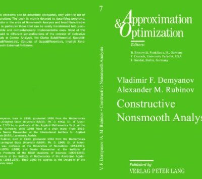 خرید و دانلود نسخه کامل کتاب Constructive Nonsmooth Analysis (Approximation & Optimization, Vol. 7)