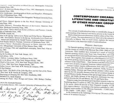 خرید و دانلود نسخه کامل کتاب Contemporary Chicano/a Literature and Creativity of other Hispanic Groups 1980s-1990s