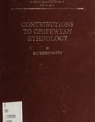 خرید و دانلود نسخه کامل کتاب Contributions to Chipewyan Ethnology