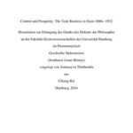خرید و دانلود نسخه کامل کتاب Control and Prosperity: The Teak Business in Siam 1880s–1932
