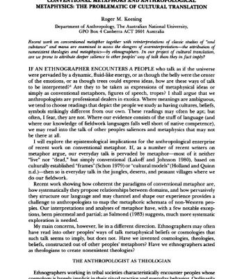 خرید و دانلود نسخه کامل کتاب Conventional Metaphors and Anthropological Metaphysics: The problematic of Cultural Translation
